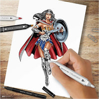 Illusztrációs művészeti készlet WONDER WOMAN (3)