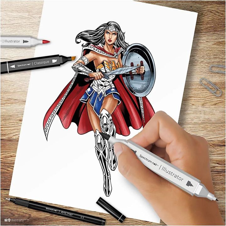 Illusztrációs művészeti készlet WONDER WOMAN (3)