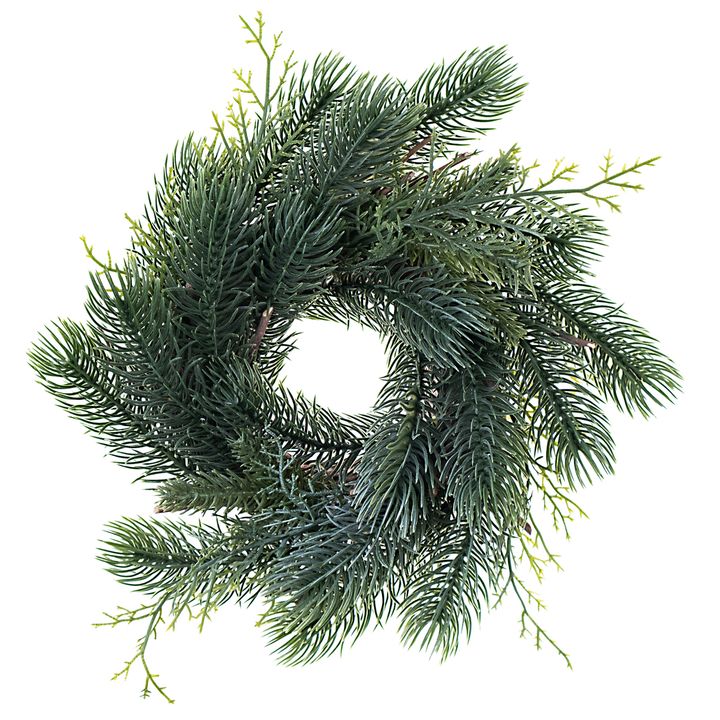 Fenyőkoszorú díszítésre