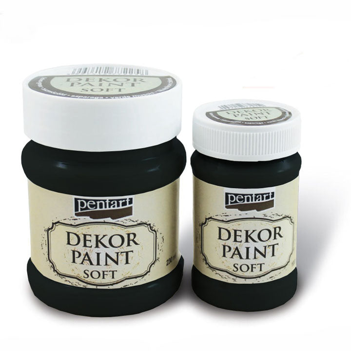 Dekorfesték. lágy 100 ml – black