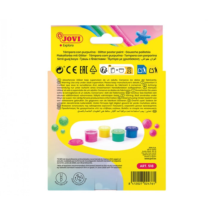 JOVI csillogó temperafestékek 4x35 ml (4)