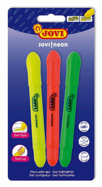 JOVI gél szövegkiemelő készlet - 3 db, 3 szín