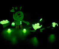 JOVI Glow természetes gyurma 10 x 15 g – 8 szín + 2 sötétben világító