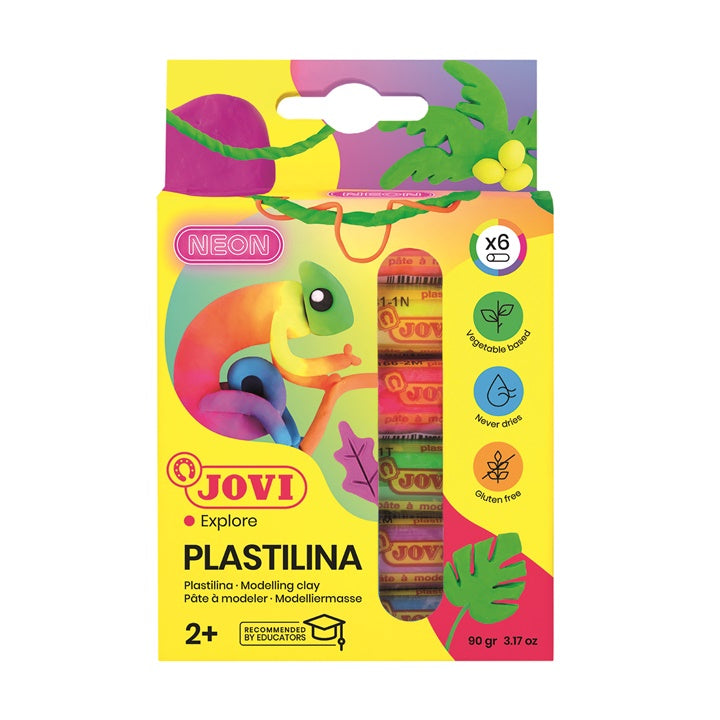 JOVI Gyurma neon árnyalatok 6 x 15 g (1)