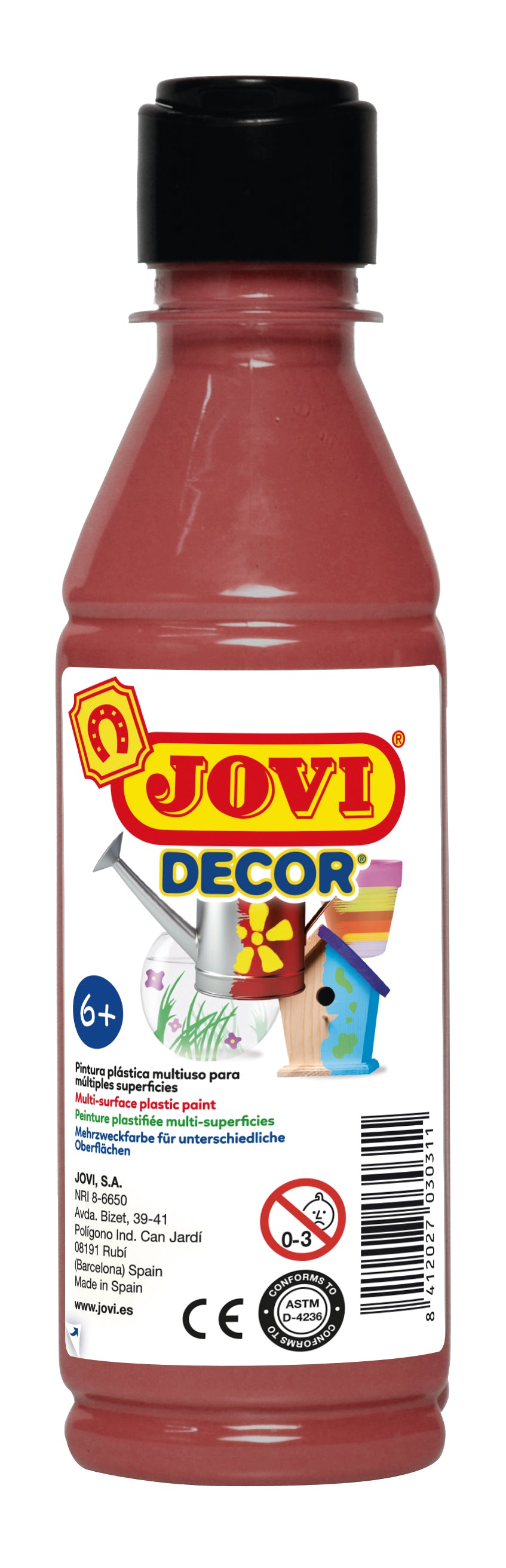 JOVI Jovidecor akrilfesték 250 ml – barna