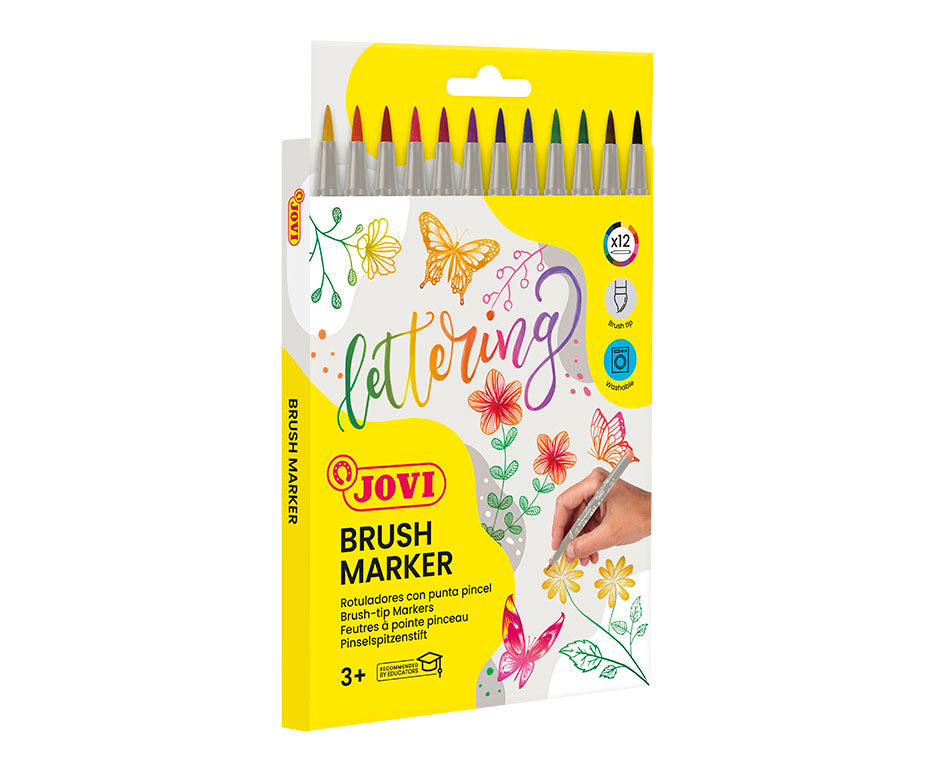 JOVI Lettering akvarell ecsetfilcek 12 db