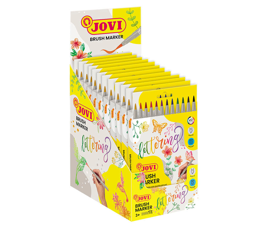JOVI Lettering akvarell ecsetfilcek 12 db