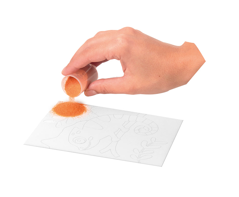 JOVI Play&Fun mini kreatív homokképkészítő készlet – 9 részes