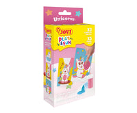 JOVI Play&Fun mini kreatív homokképkészítő készlet – 9 részes – Egyszarvúak