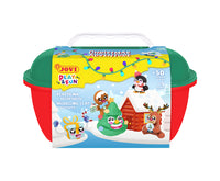 JOVI Play&Fun természetes gyurma bőröndben Christmas Adventure