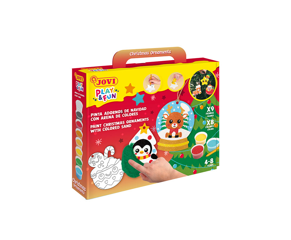 JOVI Play&Fun homokkép készítő készlet Christmas Ornaments - 12 db