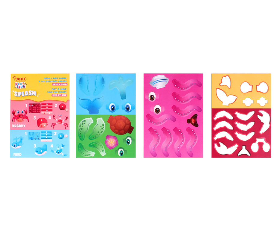 JOVI Play&Fun Splash gyurmakészlet bőröndben 360 g