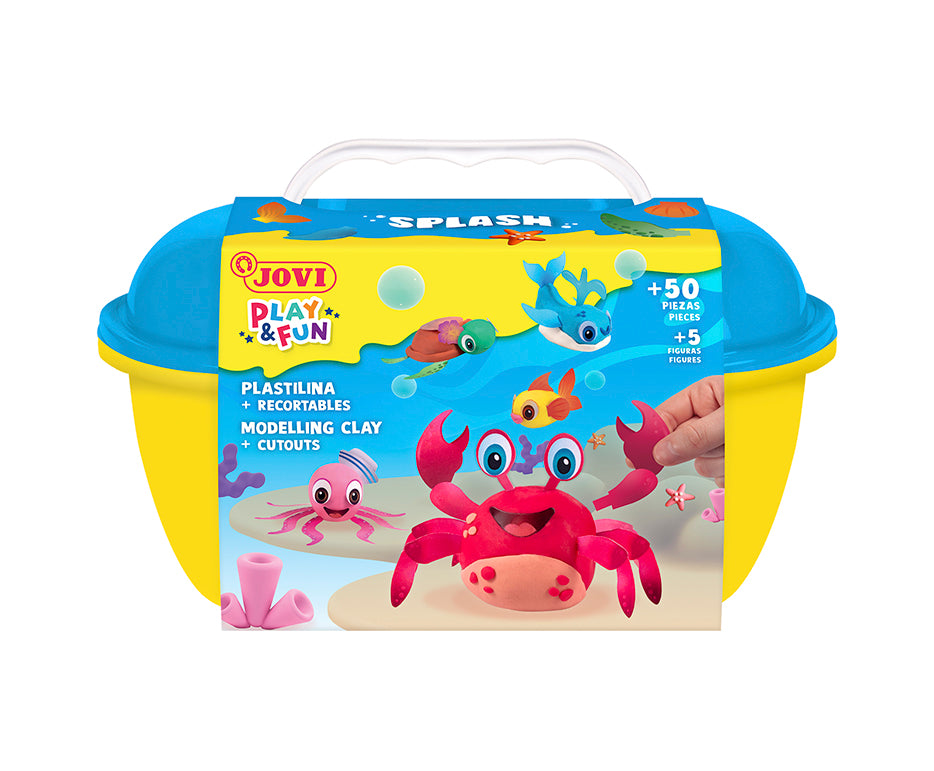 JOVI Play&Fun Splash gyurmakészlet bőröndben 360 g