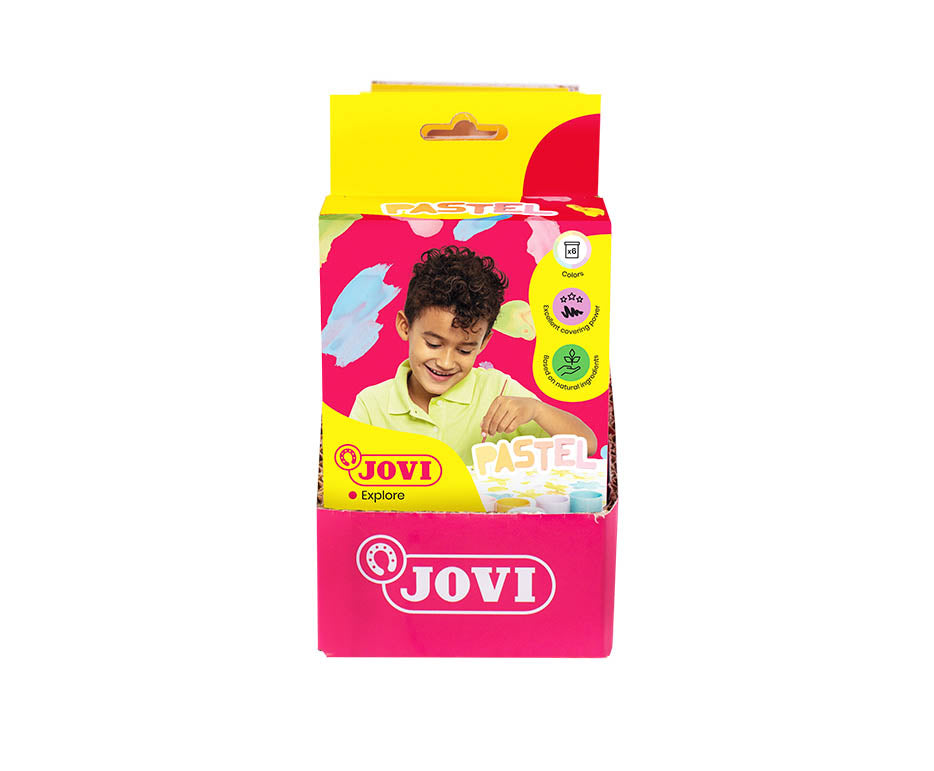 JOVI Premium pasztell temperafesték készlet 6 x 35 ml ecsettel