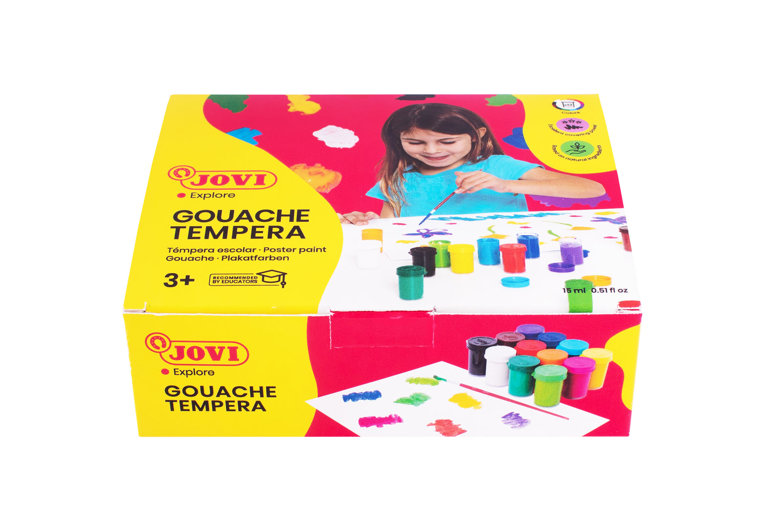 JOVI Premium temperafesték 12 x 15 ml ecsettel