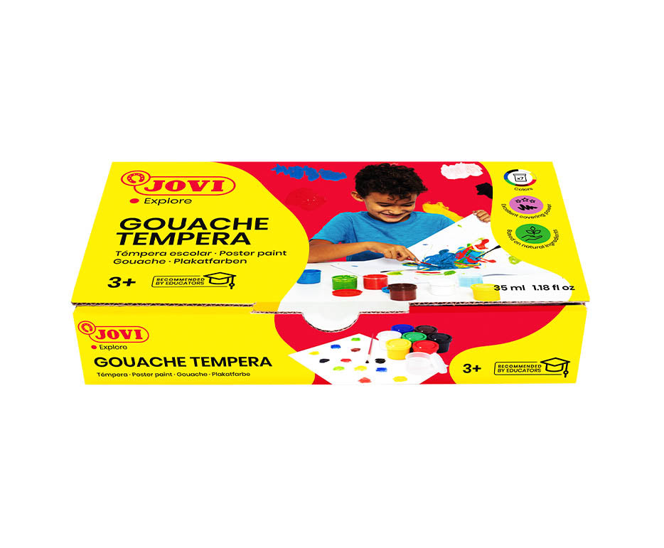 JOVI Premium temperafesték készlet 7 x 35 ml ecsettel