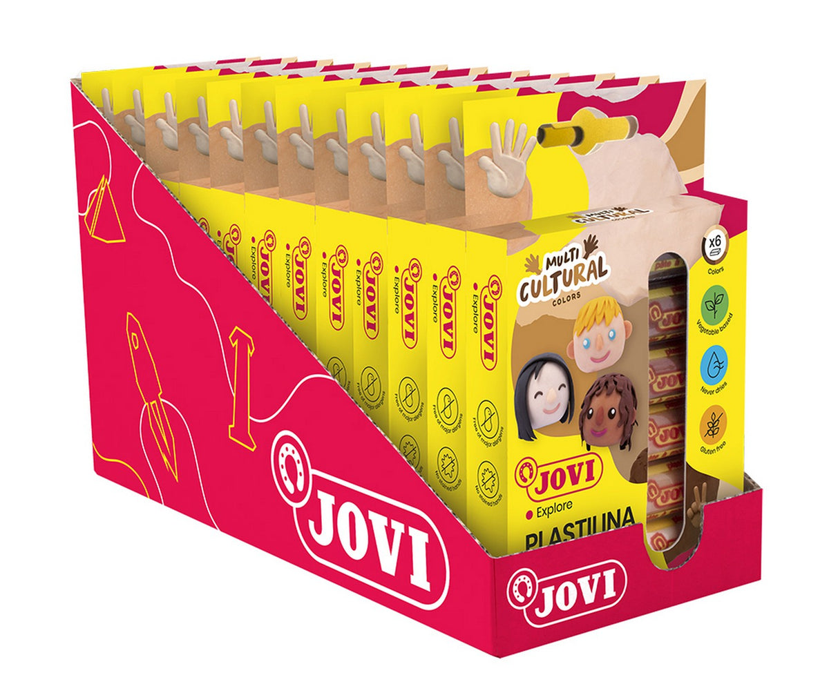 JOVI természetes gyurma bőrtónusok 6 x 15 g