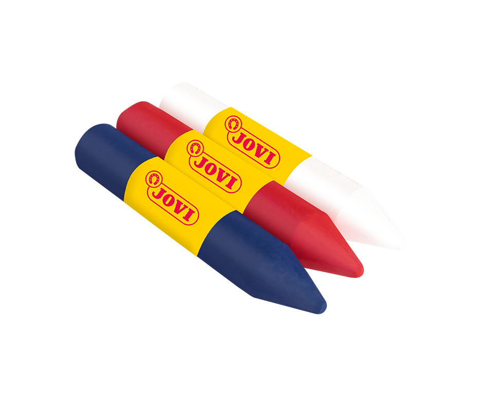 JOVI arcfesték stift készlet 3 x 5,6 g - fehér, piros és kék