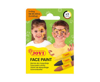 JOVI arcfesték stift készlet 3 x 5,6 g - sárga, barna, fekete