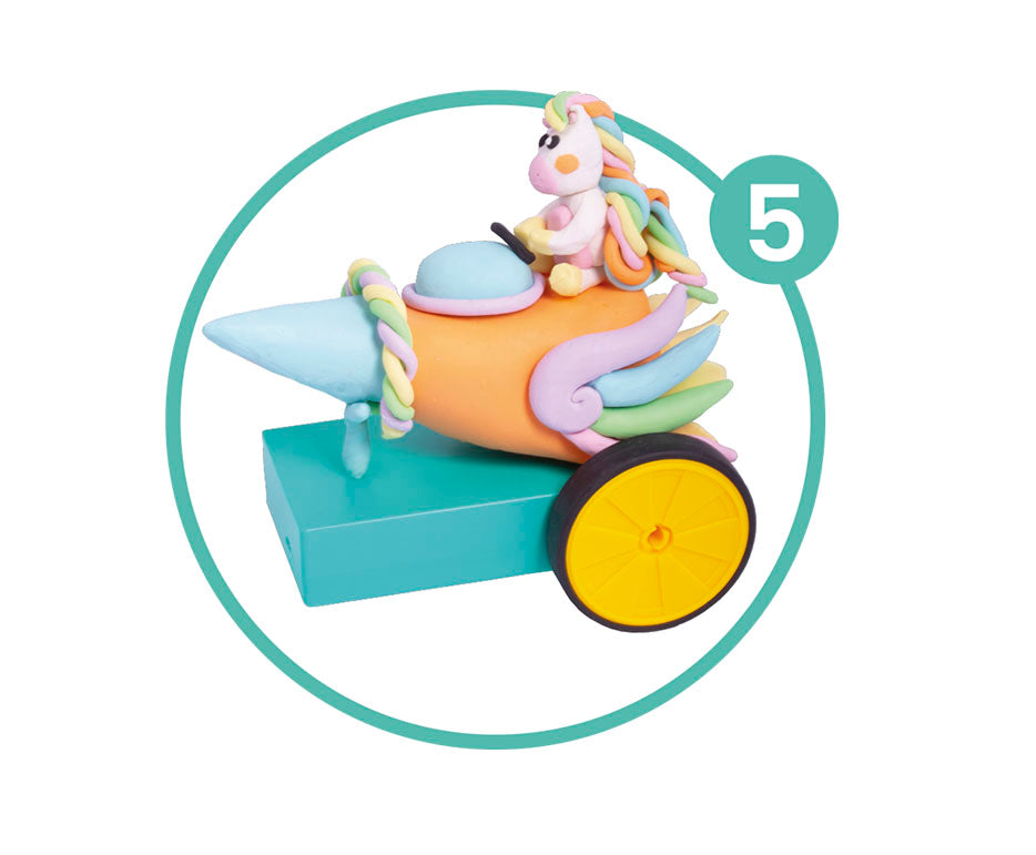 JOVI Tech Crazy Cars Kreatív gyurmakészlet - Fantázia 14 db