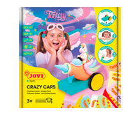 JOVI Tech Crazy Cars Kreatív gyurmakészlet - Fantázia 14 db