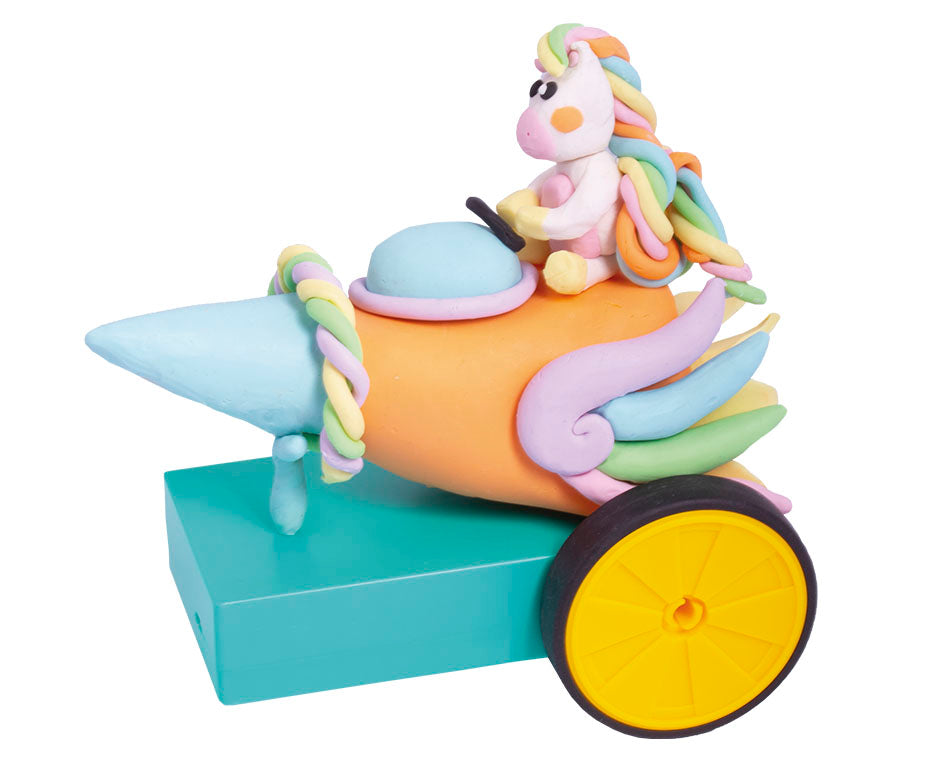 JOVI Tech Crazy Cars Kreatív gyurmakészlet - Fantázia 14 db