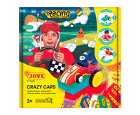 JOVI Tech Crazy Cars Kreatív gyurmakészlet Versenyautók 14 db