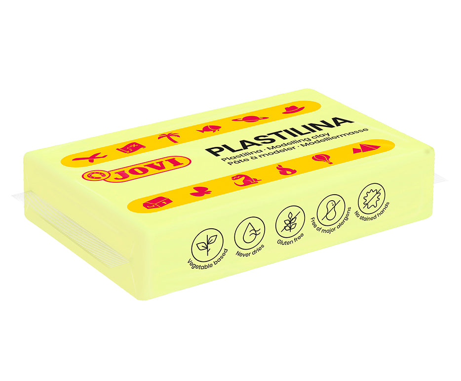 JOVI természetes gyurma sötétben világító 18 x 50 g