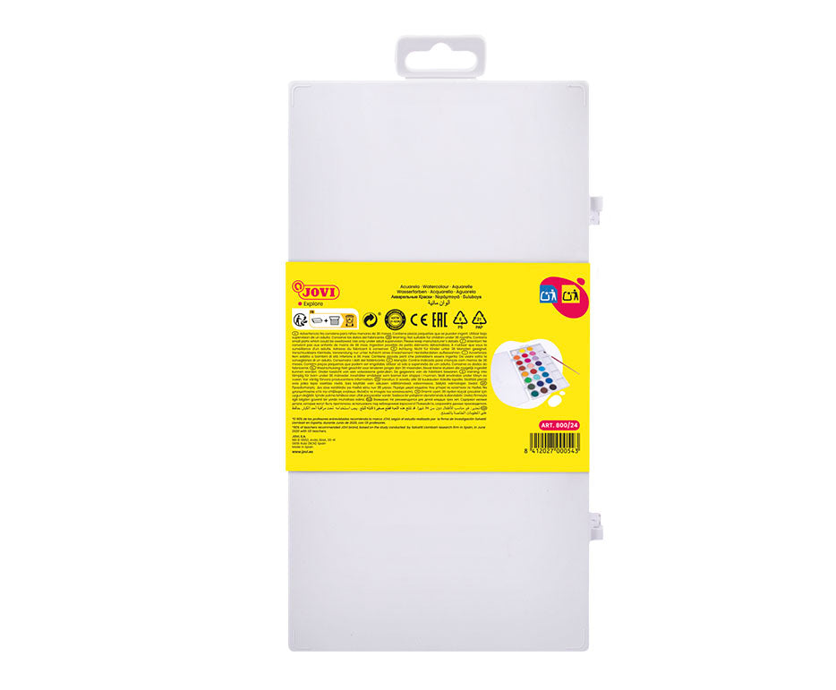 JOVI vízfesték készlet 24 db ecsettel (átmérő 22 mm)