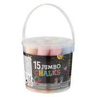 JUMBO színes kréták vödörben 15 db (1)