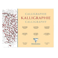 Kalligráfia tömb CLAIREFONTAINE Ivory 130 g 25 lap – 24 x 30 cm