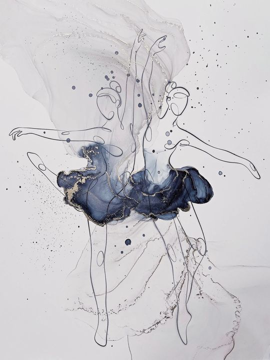 Kamenskaya 'Ballerinák' tintakészlet (6)