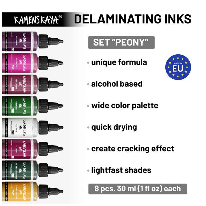 KAMENSKAYA 'Peony' Delaminációs tinta készlet (2)
