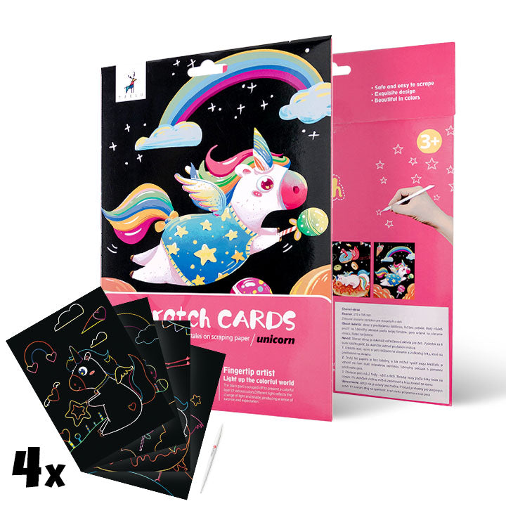 Kaparós képek gyekereknek - Unicorn - 4 db