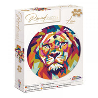 Kerek puzzle Lion 68 cm - 1000 db