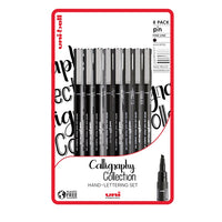 Készlet UNI PIN fineliner kalligráfiai filctollak 8 db-os készlete (1)