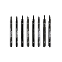 Készlet UNI PIN fineliner kalligráfiai filctollak 8 db-os készlete (2)