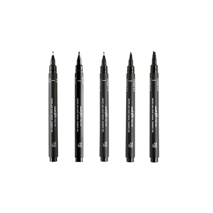 Készlet UNI PIN markerek fineliner Love Lettering 5 db (2)