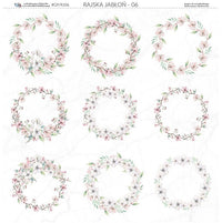 Kétoldalú scrapbooking papír 30.5 x 30.5 cm - Paradise Apple Tree 06