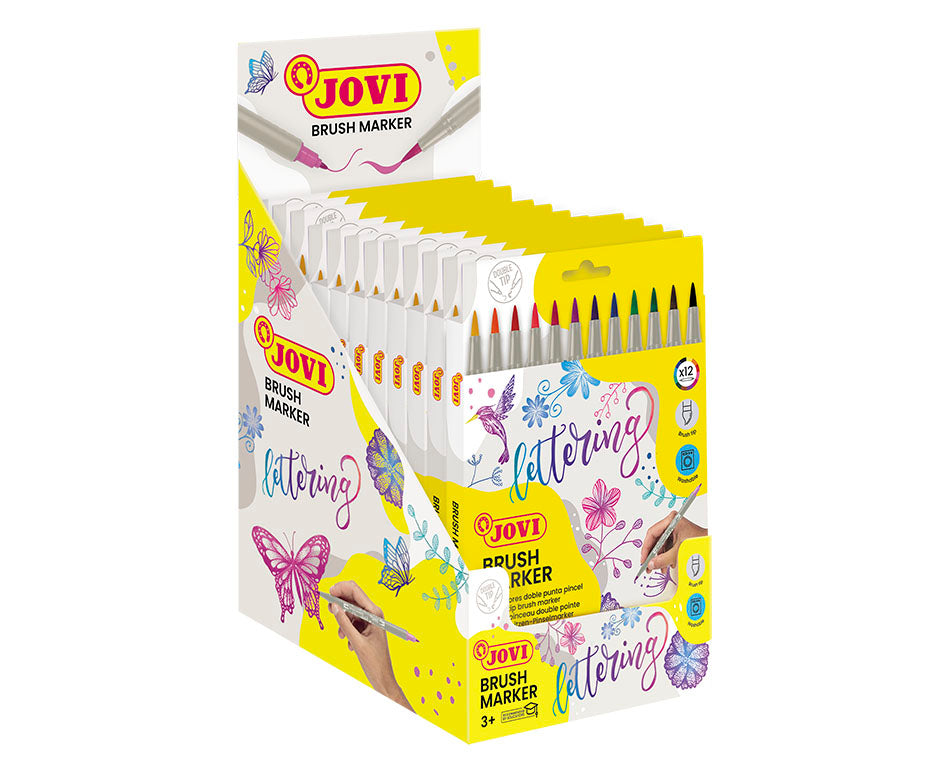Kétvégű akvarell filctoll JOVI Lettering / 12 db-os készlet