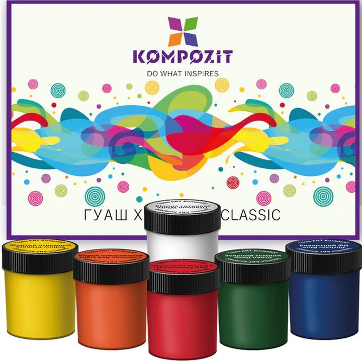 Klasszikus gouache festékkészlet Kompozit-tól (1)