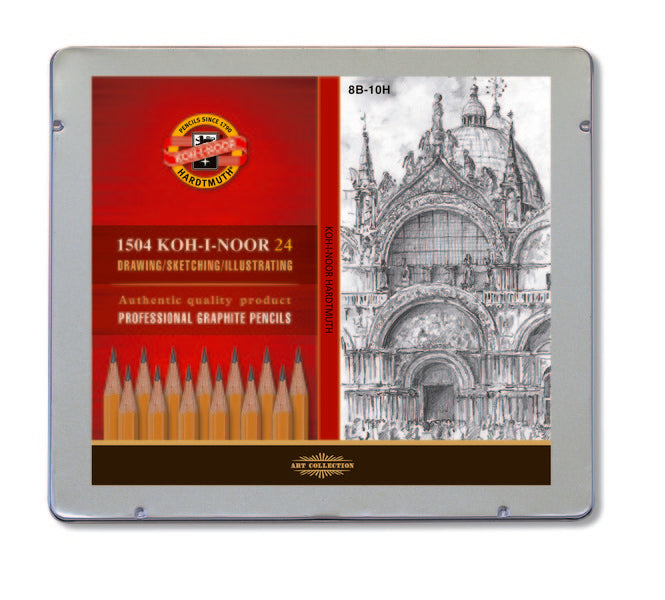 KOH-I-NOOR grafit ceruza készlet / 24 részes