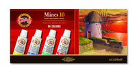 KOH-I-NOOR Mánes olajfesték készlet / 10 x 16 ml