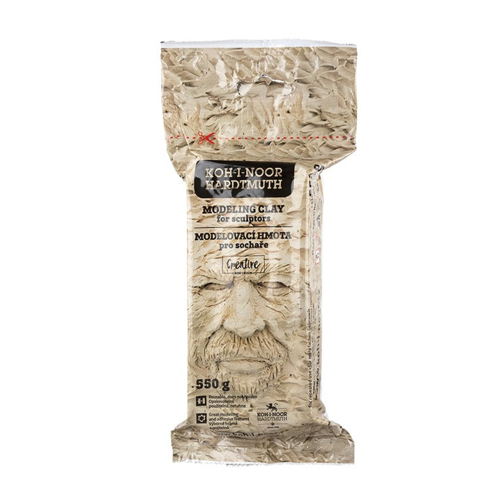 KOH-I-NOOR modellező agyag szobrászoknak - okker, 550 g