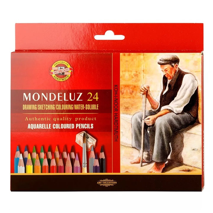KOH-I-NOOR Mondeluz vízfesték ceruzák / 24 db