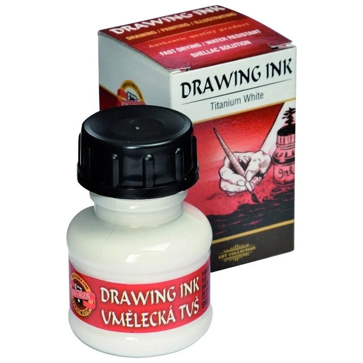 KOH-I-NOOR művész tinta, 20 g - 2100 Titánfehér