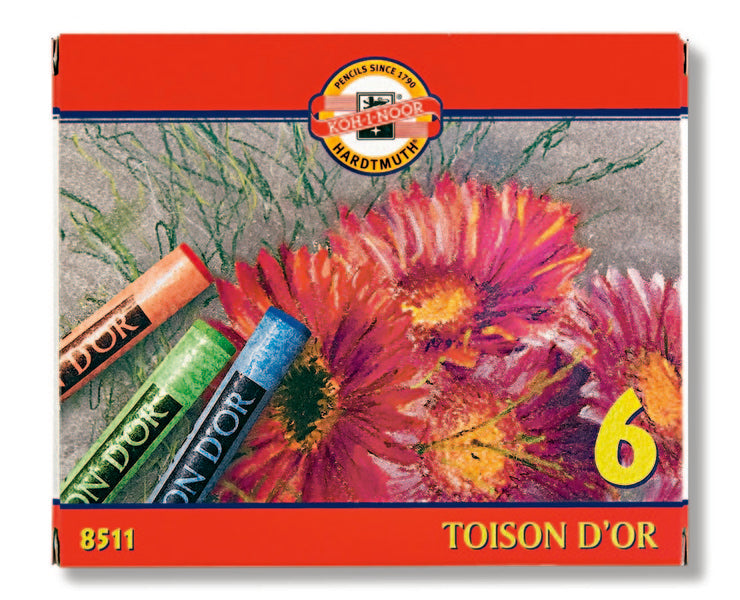 Koh-i-noor Toison DOR szárazpasztel készlet - 6 darabos szett
