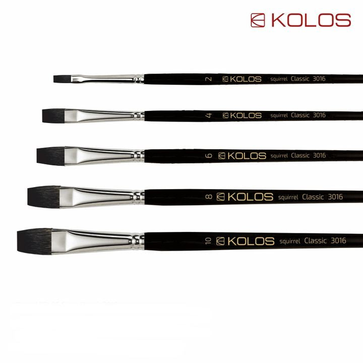 Kolos Classic 3016 lapos mókusszőr kefe (1)