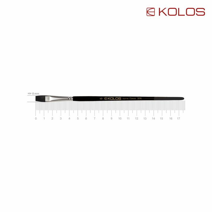Kolos Classic 3016 lapos mókusszőr kefe (4)