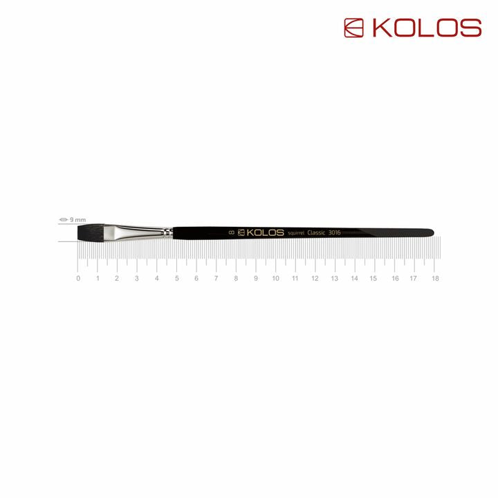 Kolos Classic 3016 lapos mókusszőr kefe (5)